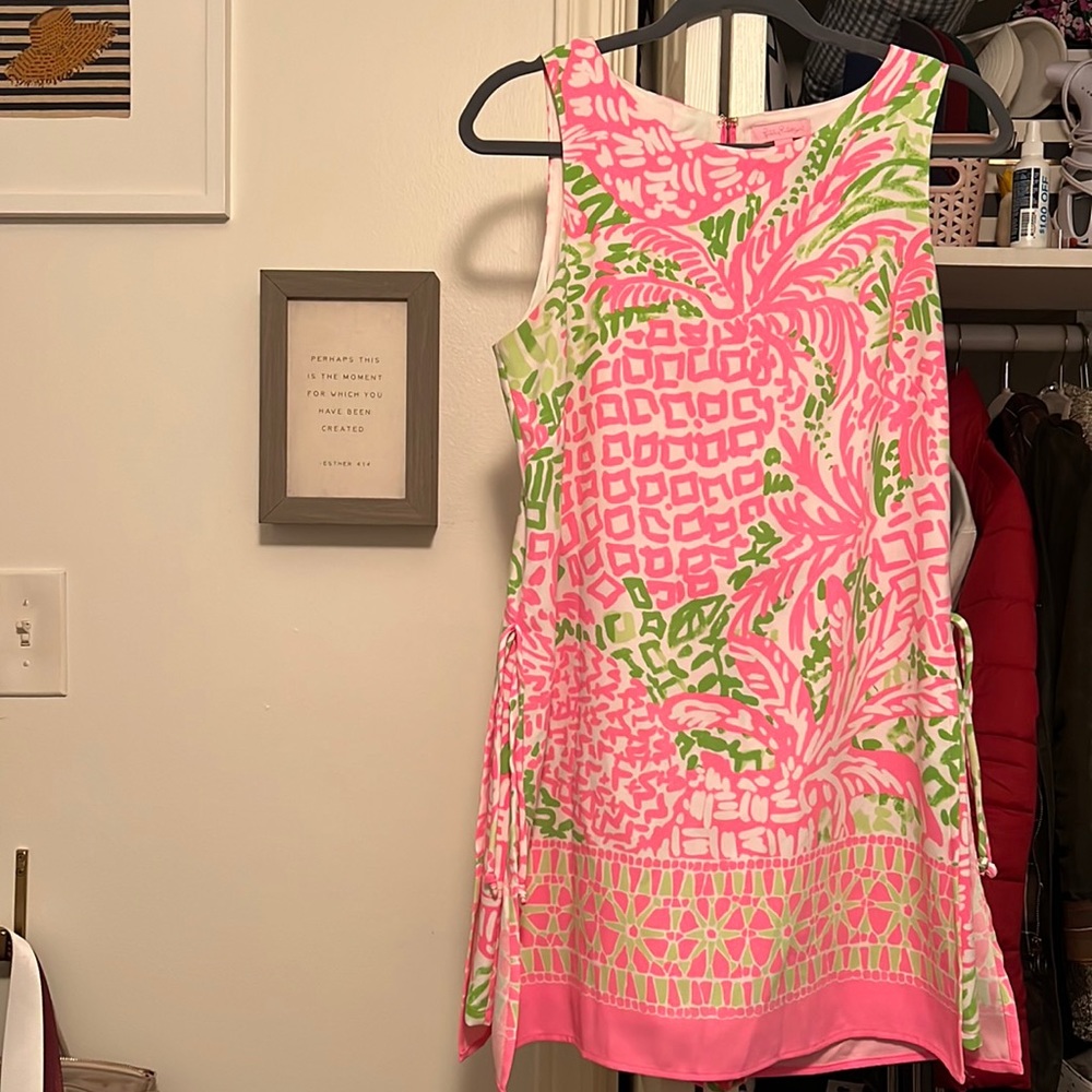 Lilly Pulitzer pink and green romper